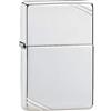 Zippo Accendino antivento - Replica del 1935 - Argento Sterling vintage - Ricaricabile per tutta la vita - Fiamma regolabile - Confezione regalo - Costruzione in metallo - Made in USA