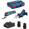 Bosch Powertools BOSCH Kit 12V B12GSAGOP2bat3a-40 (GSA 12V-14 + GOP 12V-28 + 2 x 3,0 Ah + GAL12V-