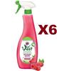 VERT CHANTECLAIR 6 PZ CHANTECLAIR VERT ECODETERGENTE MULTIUSO ACETO DI LAMPONI IGIENIZZANTE 625ML