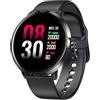 Emporia Watch Basic Smartwatch, orologio con monitoraggio del sonno, misurazione della frequenza cardiaca, misurazione dell'ossigeno nel sangue e misurazione della pressione sanguigna, con contapassi,