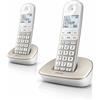 PHILIPS TELÉFONO INALÁMBRICO XL4902S/34/ PACK DUO/PLATA