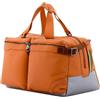 Scharlau Borsa da viaggio Merayo in pelle di colore arancione, BR10-L12OR, Colore: arancione., Handgepäck, bagaglio a mano