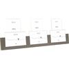 Deknudt Frames Deknudt Cornici Portafoto, Legno, Tortora, 57 x 23 x 4 cm