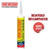 SARATOGA SILICONE SIGILLANTE ACETICO UNIVERSALE TRASPARENTE SARATOGA OFFERTA 30 CARTUCCE
