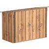 Duramax Bicycle Store for 2 bikes with Fully Wide Double Lockable Doors, Metal Storage Shed, Garden Shed for bikes, Bicycle storage for 2 bikes, Bike storage, Metal Shed, Outdoor Shed, Woodgrain