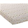DOMIVA - Lenzuolo con angoli stampato, 70 x 140 cm, stampa Happy