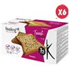 Feeling Ok 6 X FEELING OK TOAST OIL SEEDS START 4 CONFEZIONI DA 40 GRAMMI