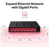 MERCUSYS Switch 8 porte RJ-45 Gigabit Ethernet MERCUSYS MS108G Desktop Plug & Play