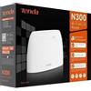 Tenda ROUTER 4G PER INTERNET MOBILE DA SIM TENDA 4G03 WIFI N300 RJ45 LAN BIANCO