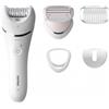 Philips RASOIO DEPILATORE GAMBE DONNA PHILIPS BRE710 ADVANCED WET & DRY RICARICABILE