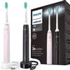 Philips 2x Spazzolino elettrico Denti Sonico Philips HX3675/15 Sensore Pressione Timer