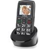 artfone Telefono Cellulare per Anziani Con Tasti Grandi, C1+ Senior,Tasti Grandi,Volume