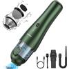 Chuboor Aspirapolvere Portatile 7000Pa Aspirapolvere Auto 3 in 1 Con 3X2100Mah Mini Aspi
