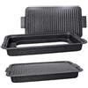 Tognana BARBECUE RETTANGOLARE MYTHOS GRIGIO 30X52 CM GRILL DA ESTERNO DESIGN COMPATTO EL