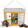 Albagarden Esca in Pasta Rossa Elimina Topi e Ratti, Topicida Ratticida Bromadiolone 5 Kg
