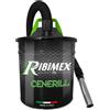 RIBIMEX BIDONE SECCHIO ASPIRACENERE POLVERE ELETTRICO 18Lt 1000W RIBIMEX CENERILL