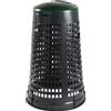 BIDONE TRESPOLO DIAMETRO 58, ALTEZZA 90, LITRI 100 CON COPERCHIO VERDE CESTO CES