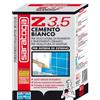 Saratoga Cemento bianco per sanitari pavimento bagno stuccature fughe 1 kg Saratoga Z 3.5