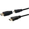 GBC Cavo Hdmi - Micro Hdmi 4k Con Adattatore 5mt GBC 14275038