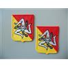 PATCH TRINACRIA SICILIA PZ 2 RICAMATA TERMOADESIVA CM.4X5 - REPLICA
