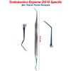 Medspo Endodontico Explorer DG16 Specillo Blu Titanio Diagnostico Radice Canale Sonde