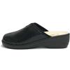 CINZIA SOFT DONNA PANTOFOLE CIABATTE CON PLANTARE ESTRAIBILE NE022 NERO