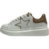 Shop-art SCARPE DONNA SHOPART SHOES SNEAKERS FASHION LEGGERE KIM WHITE/BRONZO