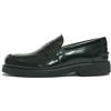 Exton SCARPE UOMO EXTON MOCASSINI ELEGANTI COLLEGE 2102 NERO PELLE LUCIDA ABRASIVATA