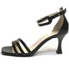 NERO GIARDINI SCARPE DONNA SANDALI ELEGANTI CON TACCO A CHIODINO E307290DE NERO