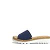CINZIA SOFT SCARPE DONNA CIABATTE CON ZEPPA MEDIA IAF23316 BLU