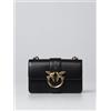 PINKO BORSA A TRACOLLA LOVE ONE MINI BAG ICON PINKO 100059 AVORIO NERO BLACK