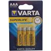 VARTA SUPERLIFE ZINCO MINISTILO AAA R03 CONF. 4 PZ.
