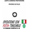 VETRO VETRINO LENTE FOTOCAMERA POSTERIORE PER IPHONE 6S PLUS SILVER