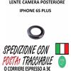 VETRINO VETRO LENTE CAMERA FOTOCAMERA POSTERIORE PER IPHONE 6S PLUS NERO