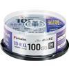 Verbatim Blu-Ray Disco 20 Mandrino 100GB 4X Velocità Bd-R XL Stampabile