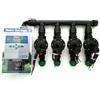 Hunter KIT IRRIGAZIONE PROGRAMMATORE HUNTER 4 ZONE ELETTROVALVOLA PRATO GIARDINO
