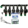 Hunter KIT IRRIGAZIONE SENSORE PIOGGIA RAIN PROGRAMMATORE HUNTER 6 ZONE ELETTROVALVOLA