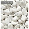Granulati Zandobbio Ciottoli ornamentali da giardino pietre sassi di marmo Bianco Carrara sacco 25Kg