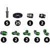 Claber STARTER KIT IRRIGAZIONE GIARDINO PRATO 50 MQ IRRIGATORE SPRUZZO CLABER TUBO