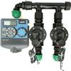 Orbit KIT IRRIGAZIONE PROGRAMMATORE ORBIT 2 ZONE ELETTROVALVOLA PRATO GIARDINO BACCARA