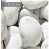 Granulati Zandobbio Ciottoli ornamentali da giardino pietre sassi di marmo Bianco Carrara sacco 25Kg