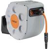 Claber AVVOLGITUBO ACQUA GIARDINO RETRATTILE AUTOMATICO GIRAVOLE 180° 20m CLABER