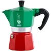 Bialetti Caffettiera Bialetti Moka Express Tricolore mezza tazza 3 6 tazze mokina - Rotex