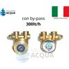 soluzione acqua POMPA A PALETTE FLUID O TECH IN OTTONE PER OSMOSI INVERSA PORTATA 300LT/H + by-p
