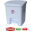 STEFANPLAST PATTUMIERA PEDALINA QUADRA LT.4,5 BIANCO