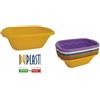 DUPLAST Bacinella rettangolare Vulcano con manici cm.38x26x16h