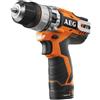 AEG TRAPANO AVVITATORE A PERCUSSIONE COMPATTO 12V +2 BATTERIE BSB 12C2 Li-202B AEG