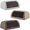 cosedacasa Portapane in plastica contenitore rattan con apertura a scomparsa per cucina cas