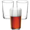 BORMIOLI ROCCO Set 3 Bicchiere per grande birra in vetro infrangibile cocktail con soda, soft