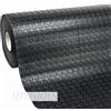 Saratoga COPRI PAVIMENTO PVC BULLONATO BOLLE NERO GOMMA COPRIPAVIMENTO 1x25mt